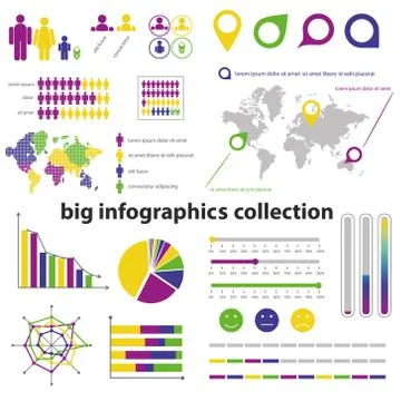 Infographics collection Stock Illustration
