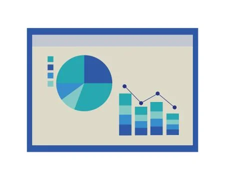 Infographics data chart Stock Illustration