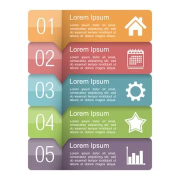Infographics Design Elements Illustrazione stock
