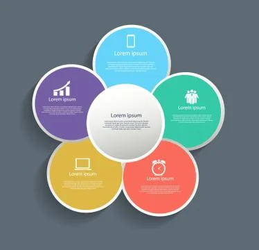 INFOGRAPHICS design elements vector illustration Stock Illustration