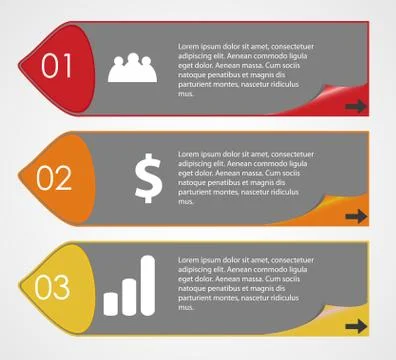 INFOGRAPHICS design elements vector illustration Stock Illustration
