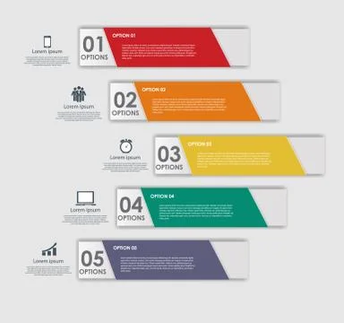 INFOGRAPHICS design elements vector illustration Stockillustratie