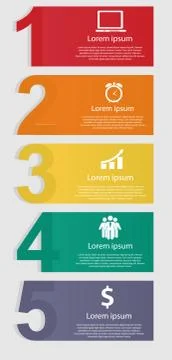 INFOGRAPHICS design elements vector illustration Illustrazione stock