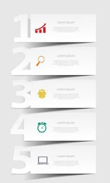 INFOGRAPHICS design elements vector illustration Stock Illustration