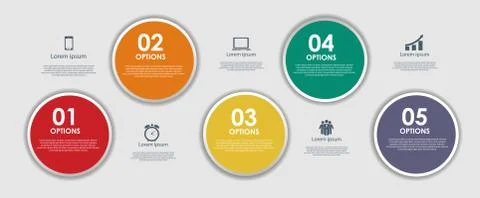 INFOGRAPHICS design elements vector illustration 스톡 일러스트