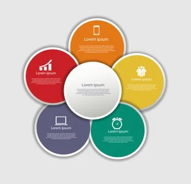 INFOGRAPHICS design elements vector illustration Stock Illustration