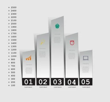 INFOGRAPHICS design elements vector illustration Stock Illustration