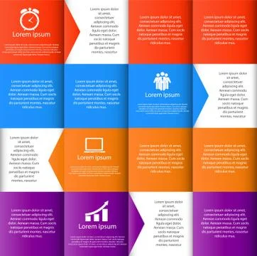 INFOGRAPHICS design elements vector illustration Illustrazione stock