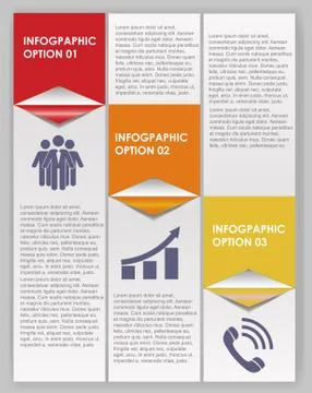 INFOGRAPHICS design elements vector illustration Stock Illustration
