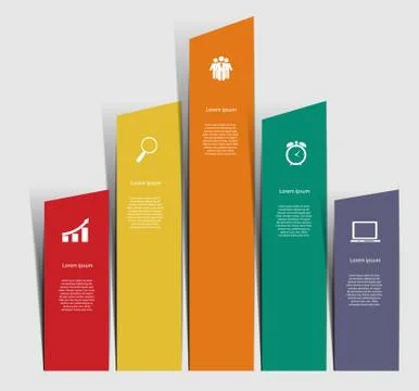 INFOGRAPHICS design elements vector illustration Stock Illustration