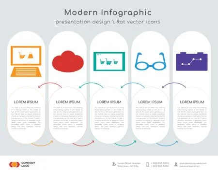 On infographics design イラスト素材