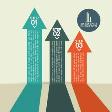 Infographics design over beige  background vector illustration Stock Illustration