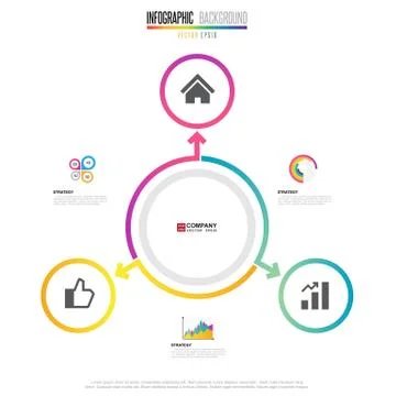 Infographics design template Stock Illustration