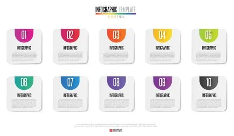 Infographics design template Stock Illustration