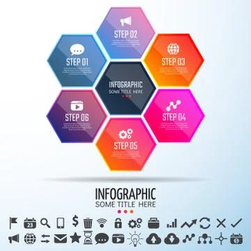 Infographics Design Template Stock Illustration