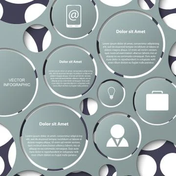 Infographics design template. Vector illustration. Stock Illustration