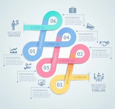 Infographics design template. Vector illustration. Stockillustratie