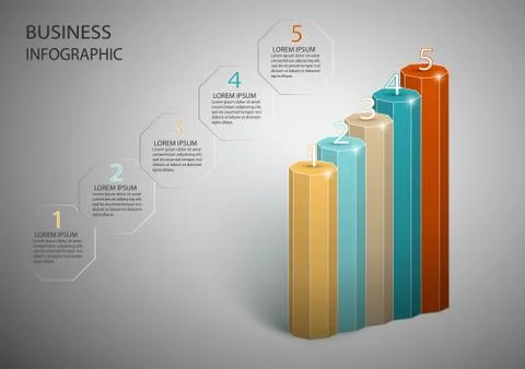 Infographics design vector can be used for workflow layout, diagram Stock Illustration