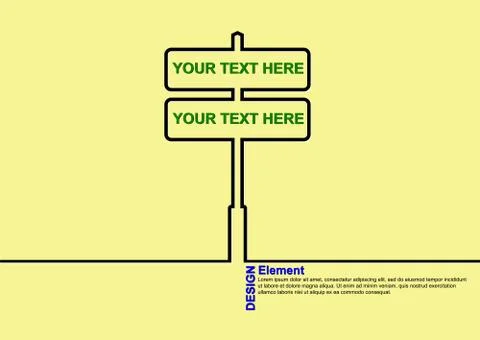 Infographics, direction or stage of development Stock Illustration