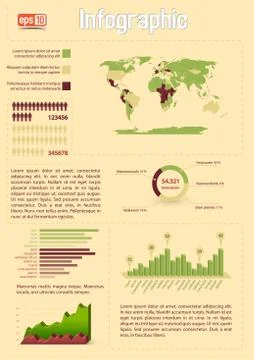 Infographics elements イラスト素材