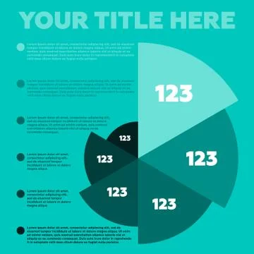 Infographics elements. Pie chart 스톡 일러스트