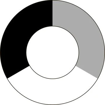 Infographics, elements sector circle bagel sector chart analyze business Stock Illustration