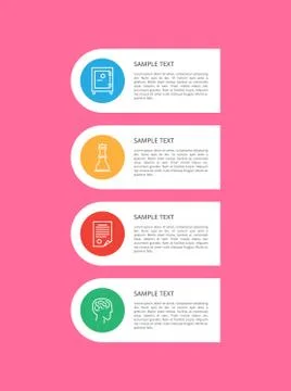 Infographics Elements Set Vector Illustration Illustrazione stock