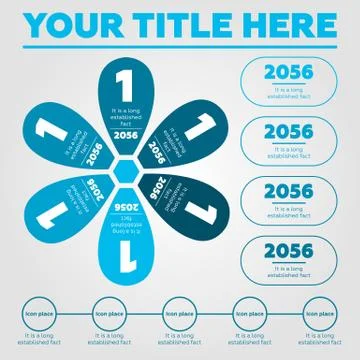 Infographics elements - steps イラスト素材