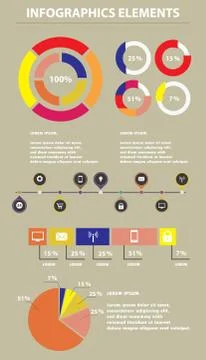 Infographics Elements. Vector Illustration. EPS10. Stockillustratie