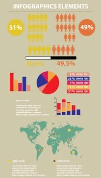 Infographics Elements. Vector Illustration. EPS10. Stock Illustration