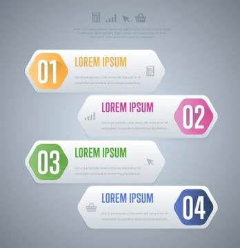 Infographics elements vector template 스톡 일러스트