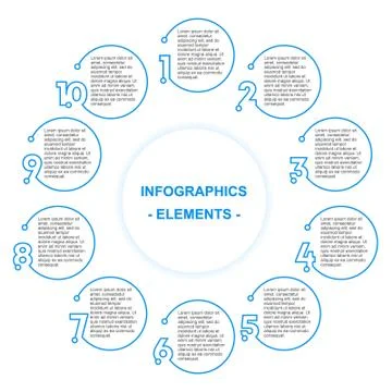 Infographics elements for your ideas Stock Illustration