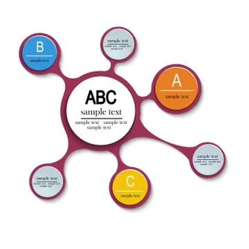 Infographics example Stock Illustration