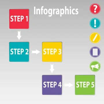 Infographics icon Stock Illustration