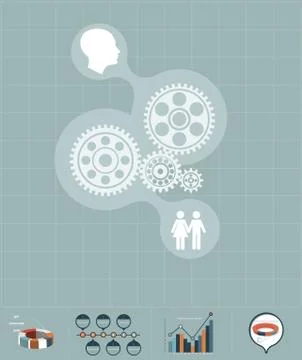 Infographics Illustrazione stock