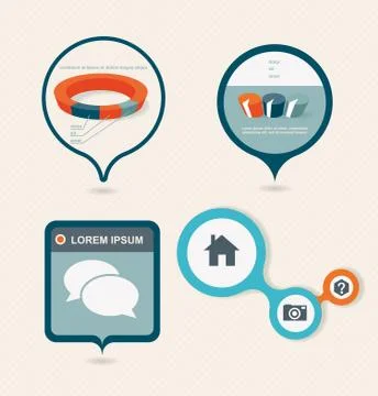 Infographics Illustrazione stock