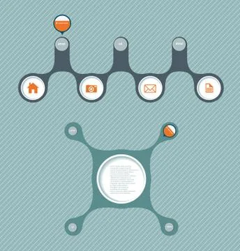 Infographics Illustrazione stock