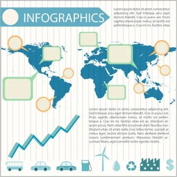 An infographics イラスト素材