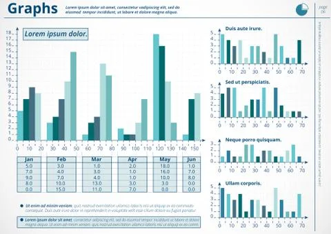 Infographics. Illustrazione stock