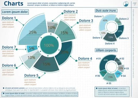 Infographics. Illustrazione stock