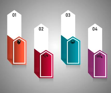 Infographics Illustrazione stock