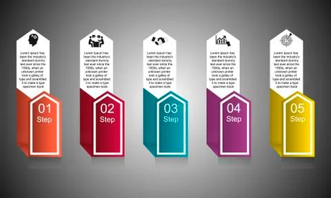 Infographics Illustrazione stock