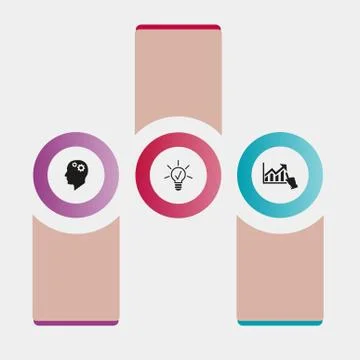 Infographics Illustrazione stock