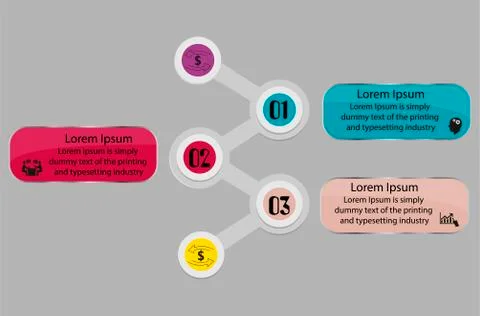 Infographics Illustrazione stock