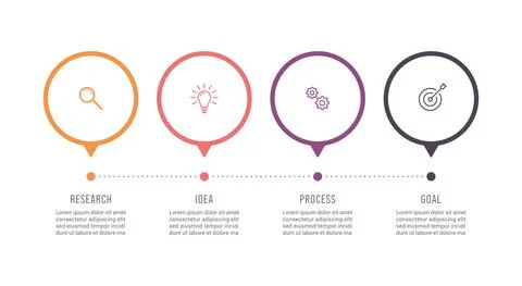 Infographics. 库存插图