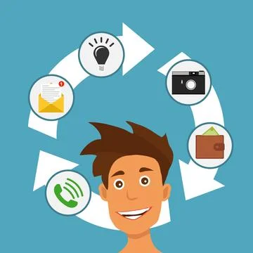 Infographics Illustrazione stock