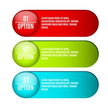 Infographics. Labels for your projects with text. Web design. Realistic vec.. Stock Illustration