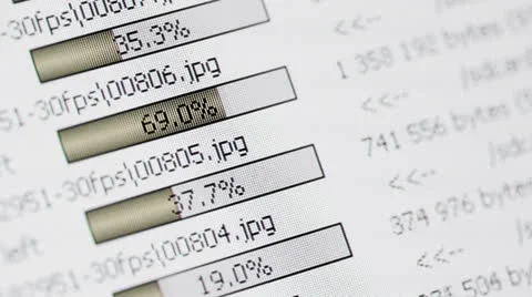 Infographics on the lcd screen close-up Stock Footage 24022092