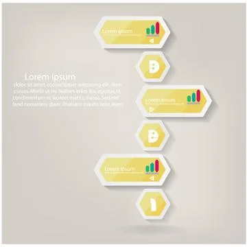 Infographics options banner Stock Illustration