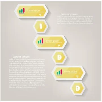 Infographics options banner Stock Illustration